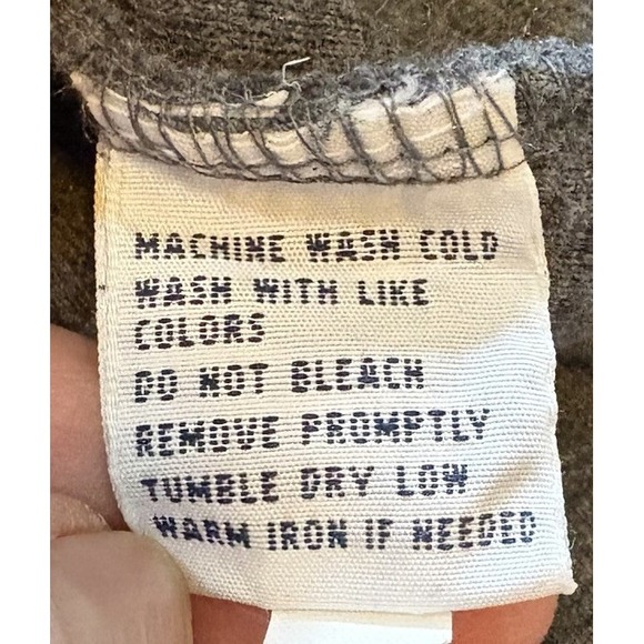 Polo Ralph Lauren Gray Quarter Zip Pullover Sweatshirt Size XL Green Pony - Picture 7 of 8